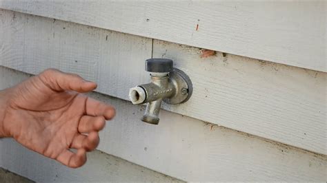 anti-siphon valve on outdoor faucet|How To Fix a Water Leak in the Anti Siphon Valve of an Outdoor。